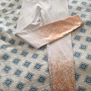 Beyond Yoga Pants - Beyond yoga white and rose gold ombré Beyond Yoga Pants - Beyond yoga white and rose gold ombré